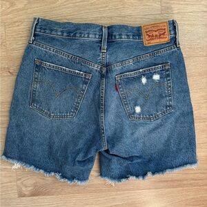 Levi's Blue Jean Shorts 501